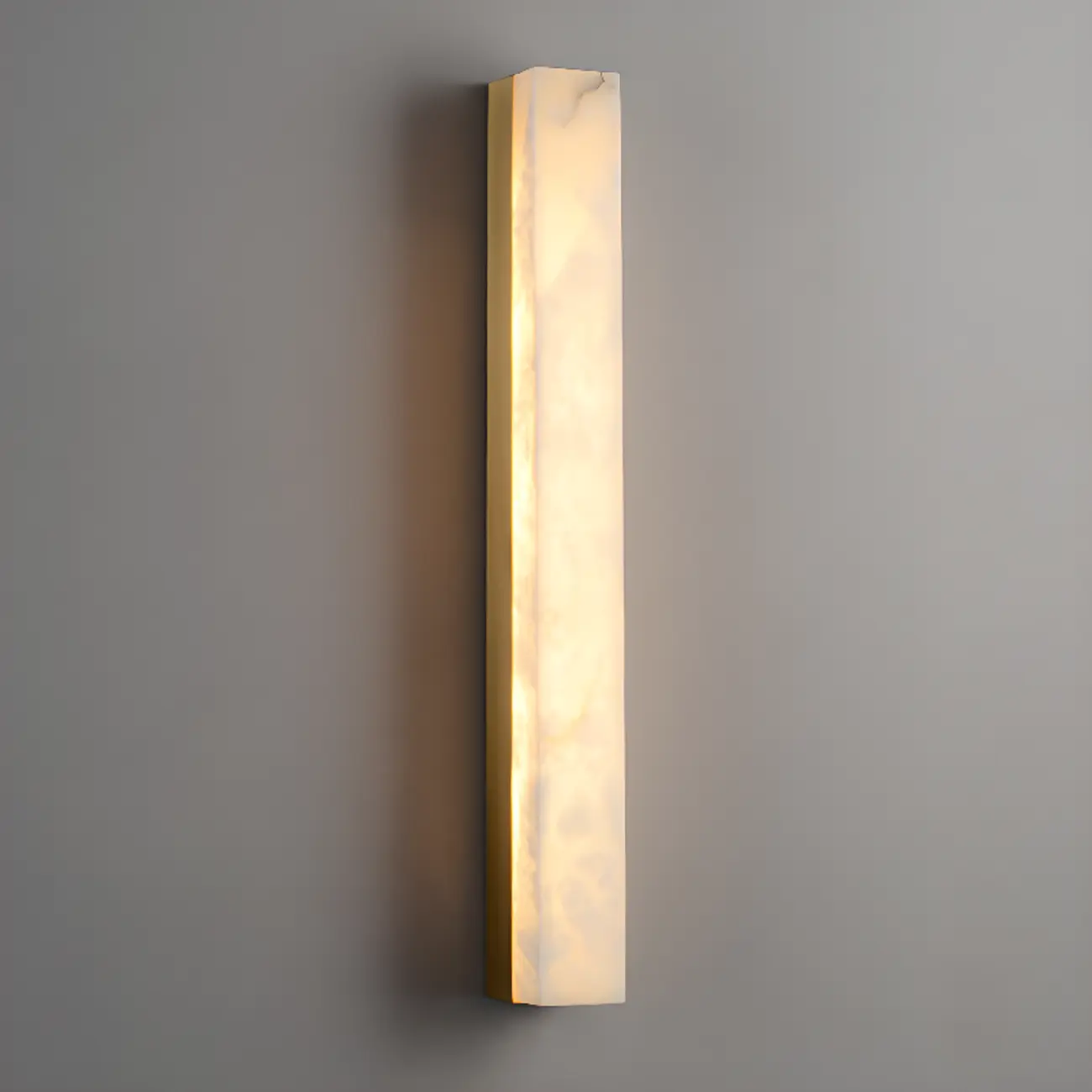 Modern Minimalist Stone Shade Alloy Wall Light Image - 5 | homeyfad