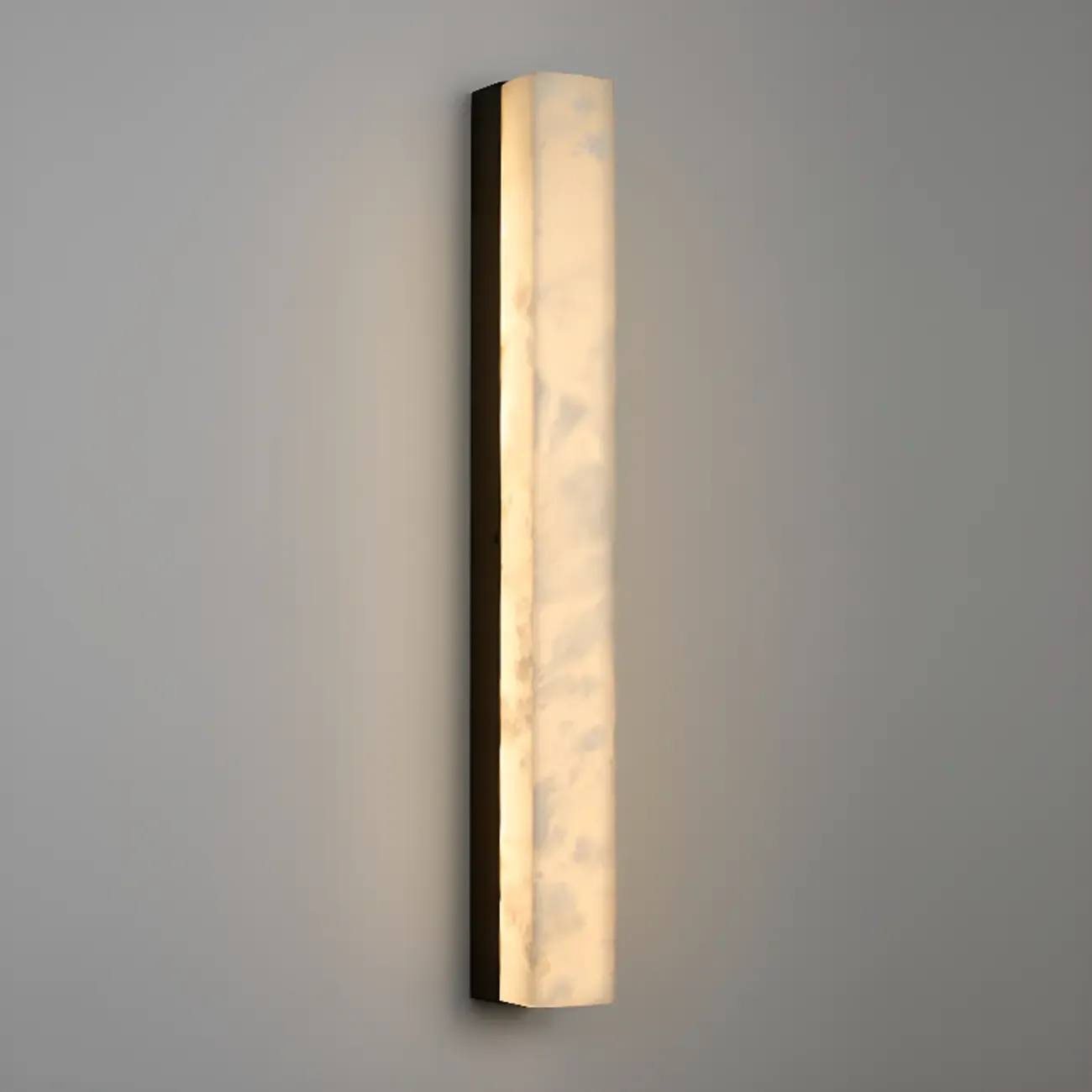 Modern Minimalist Stone Shade Alloy Wall Light | HomeyFad