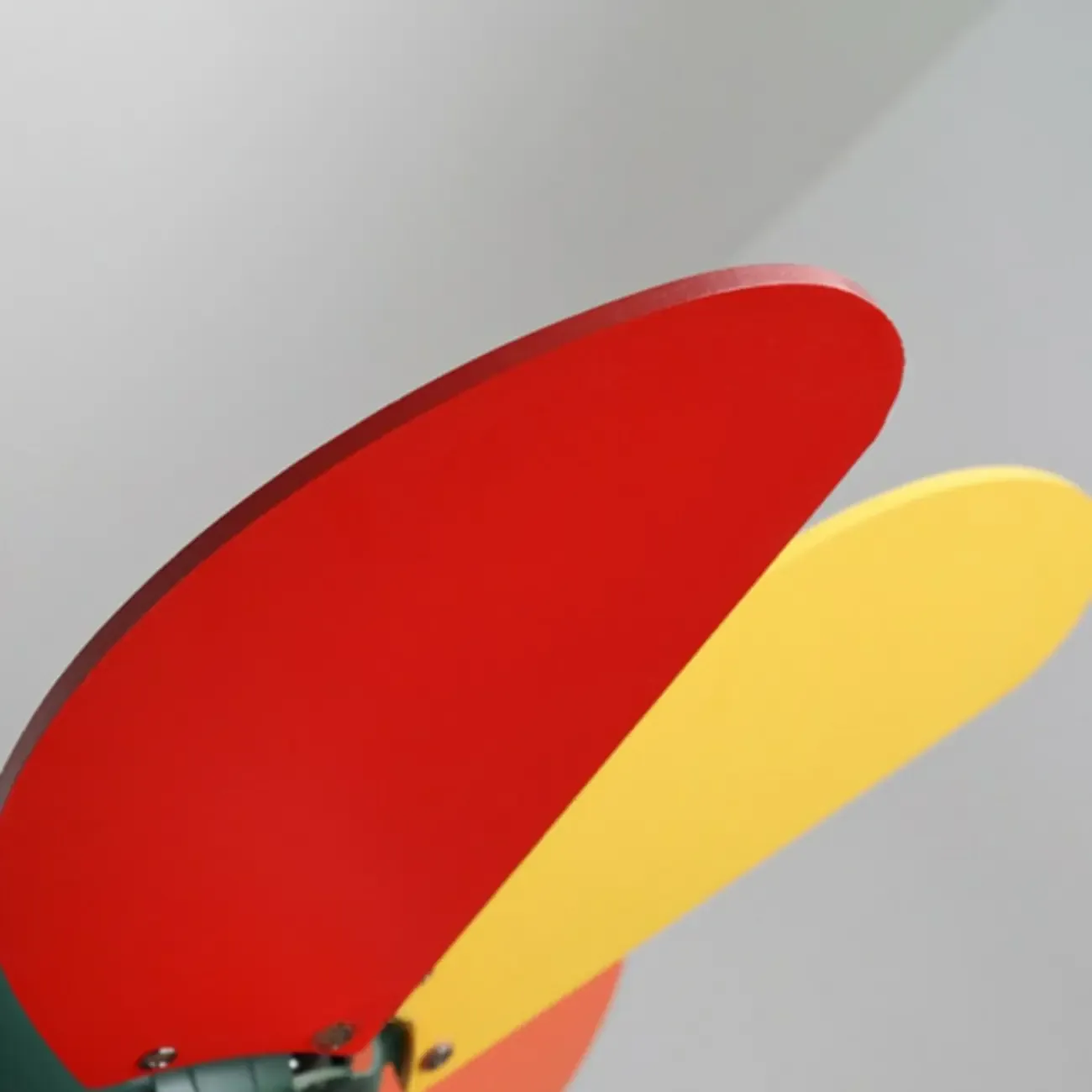 Multicolor Metal Ceiling Fan with LED for Bedroom Image - 9