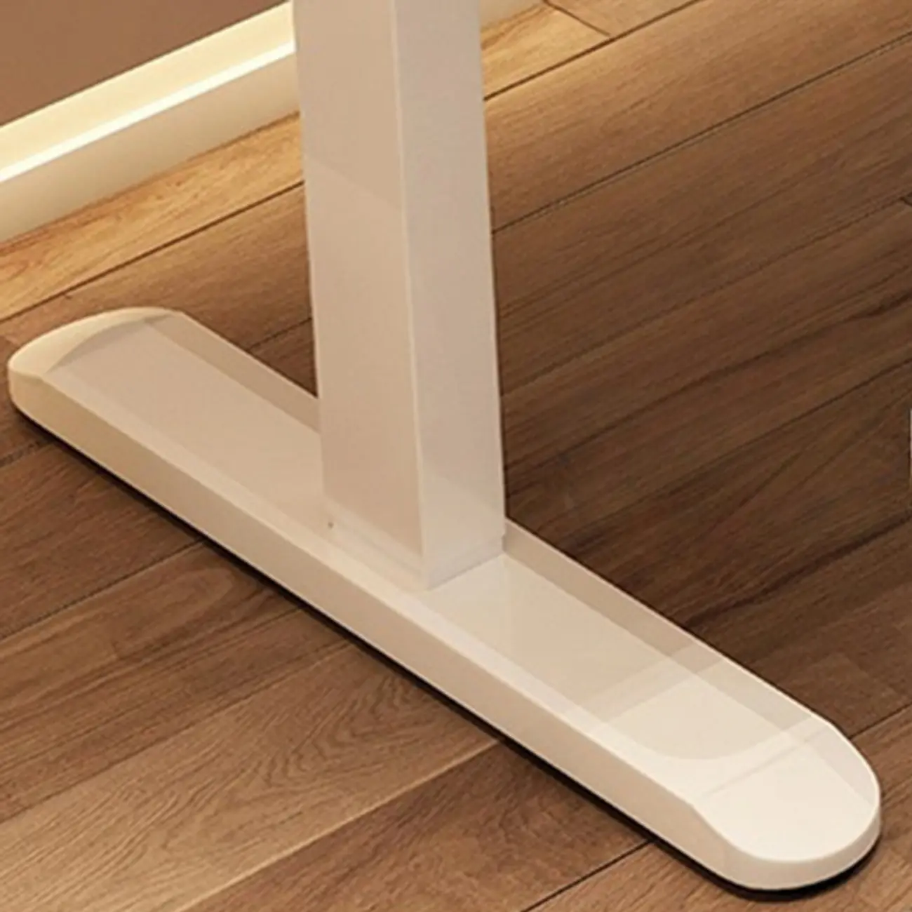 Modern Adjustable Wood Electric Standing Office Desk Image - 12 | homeyfad