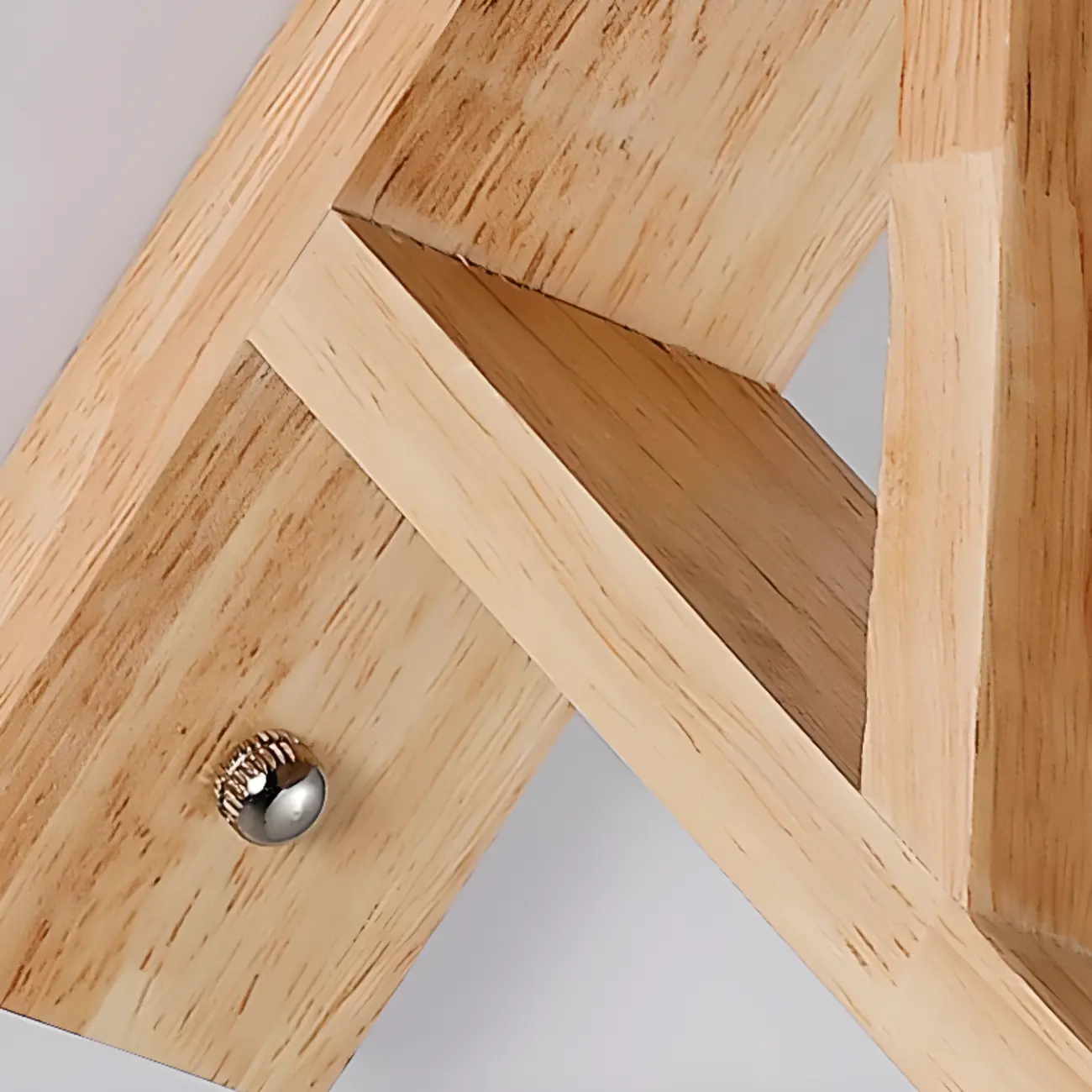 Indoor Mini Wall Sconce with Fabric Shade & Wooden Frame | homeyfad