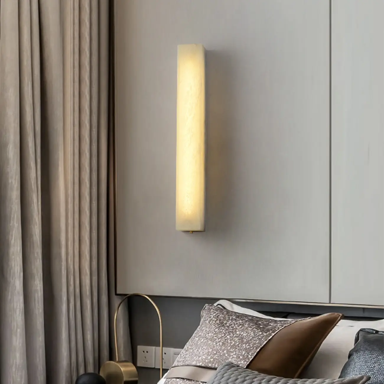 Rectangular Warm Glow Resin Kitchen Island Pendant Light Image - 2 | homeyfad