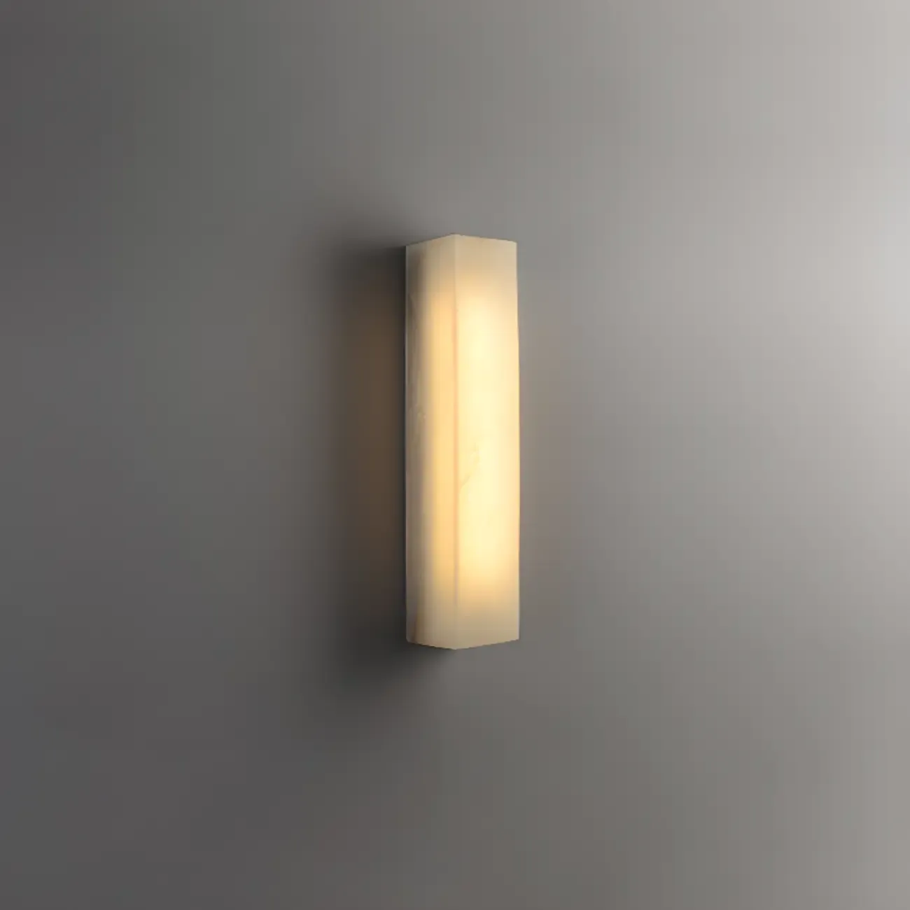 Rectangular Warm Glow Resin Kitchen Island Pendant Light Image - 6