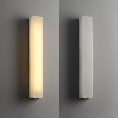 Rectangular Warm Glow Resin Kitchen Island Pendant Light Image - 14