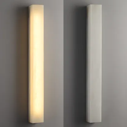 Rectangular Warm Glow Resin Kitchen Island Pendant Light Image - 16