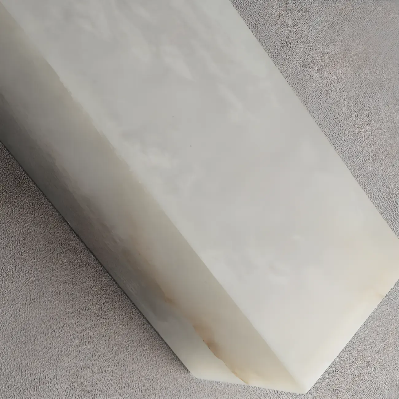 Rectangular Warm Glow Resin Kitchen Island Pendant Light Image - 20