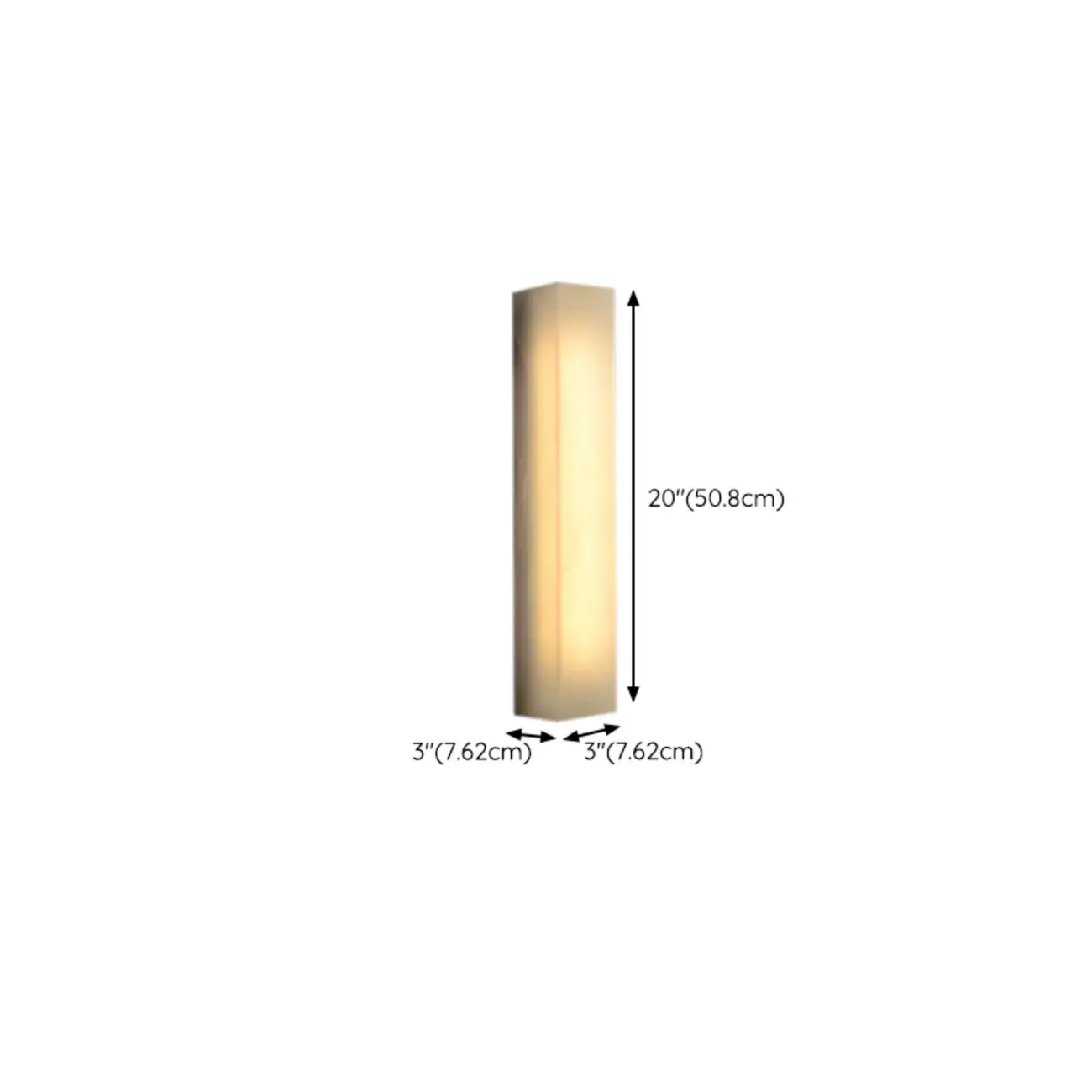 Rectangular Warm Glow Resin Kitchen Island Pendant Light Image - 25