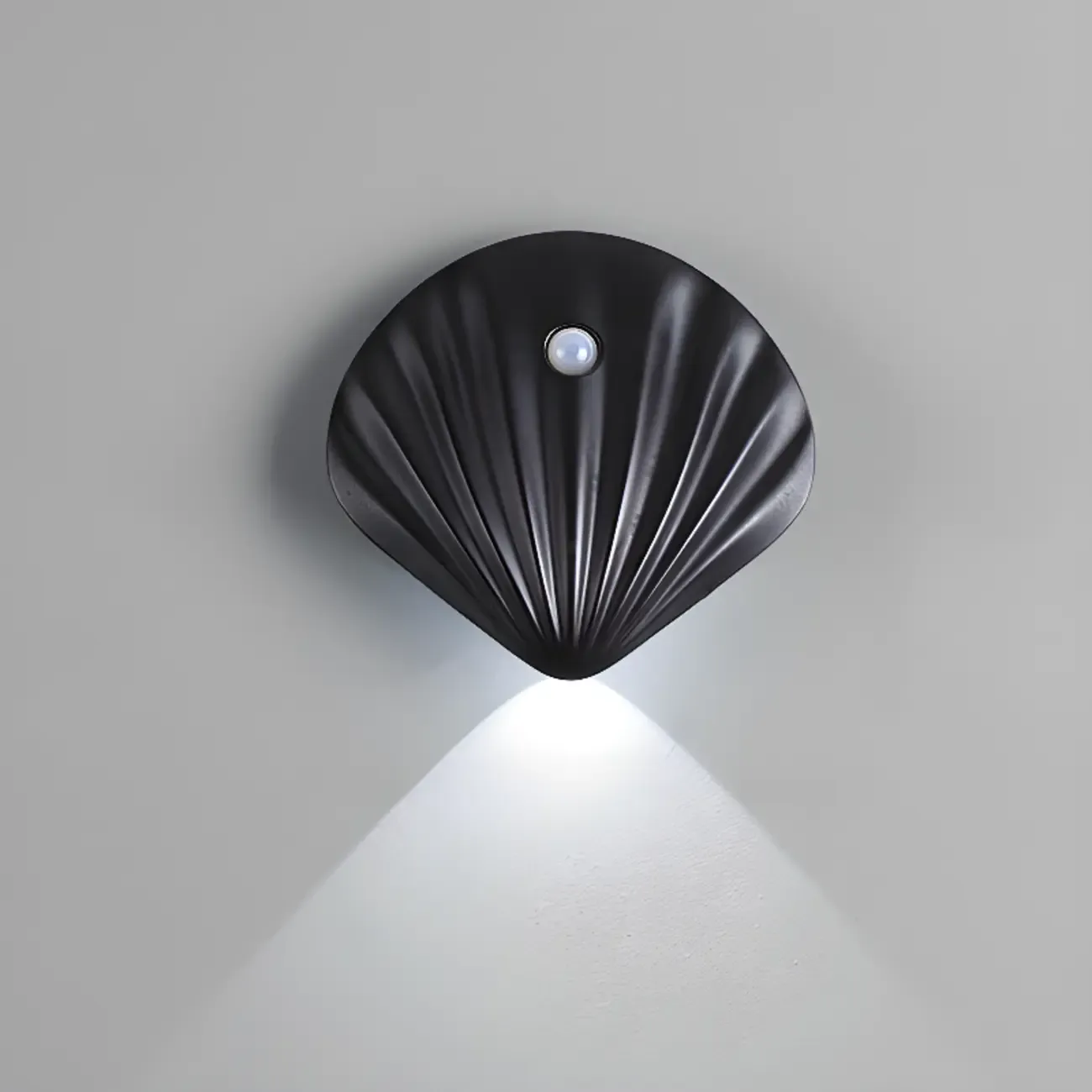 Minimalist Shell-Shape Rechargeable LED Wall Sconce Image - 7