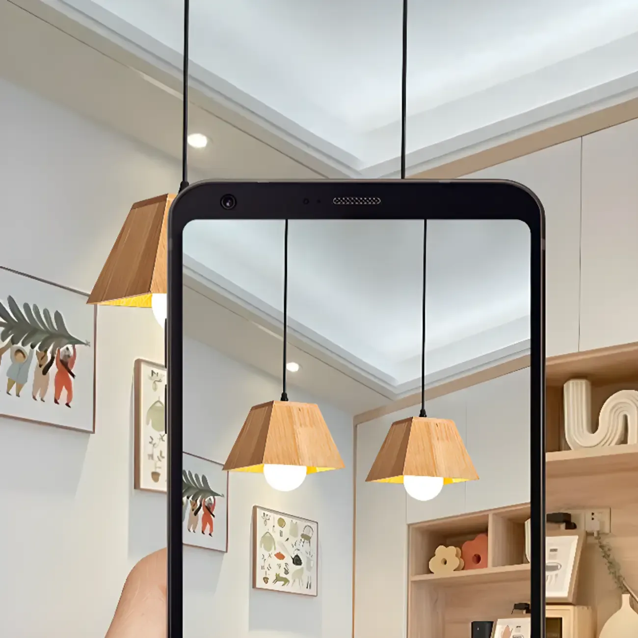 3-Light Modern Wood Island Pendant Light for Kitchen Image - 6