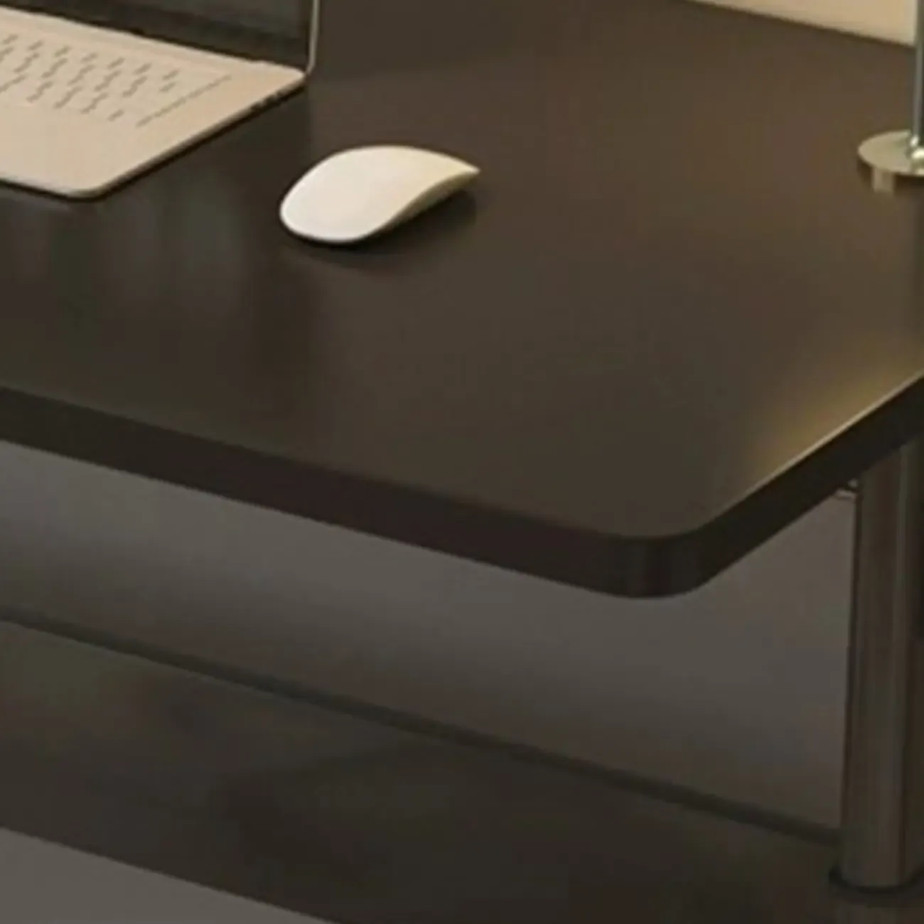 Nordic White Adjustable Wood Standing Desk for Home Office Image - 7
