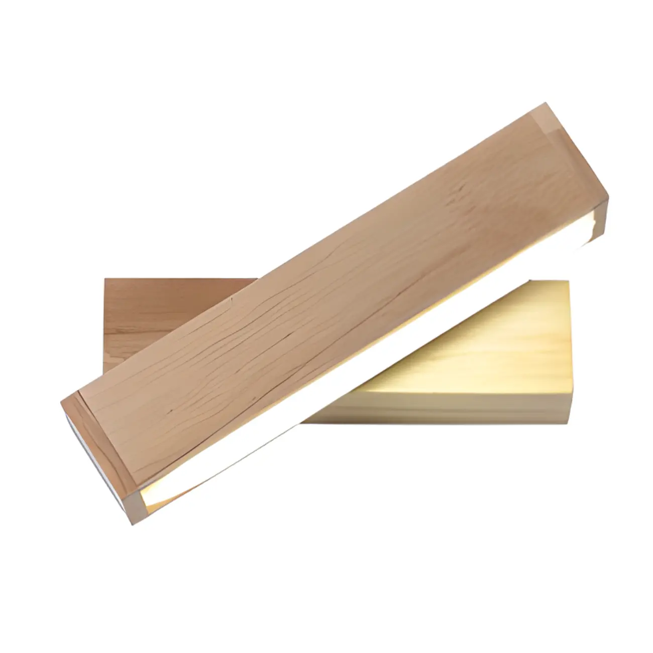 Rotatable Linear Wooden LED Wall Sconce for Bedside Decor | homeyfad