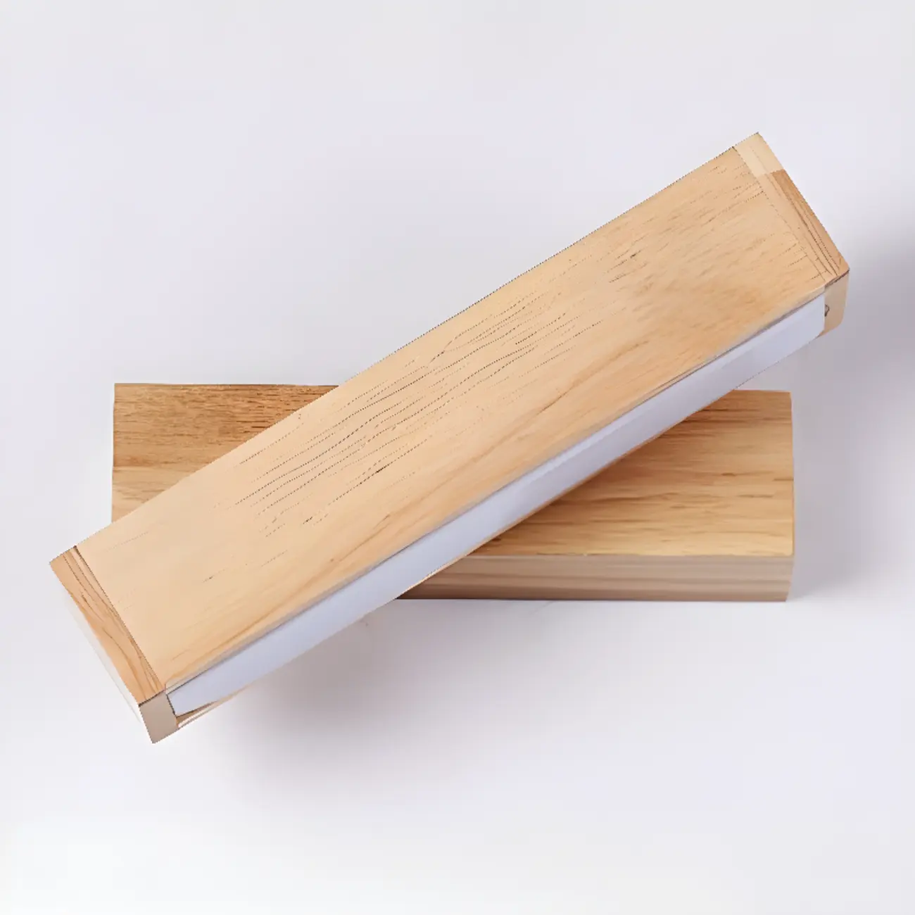 Rotatable Linear Wooden LED Wall Sconce for Bedside Decor | homeyfad