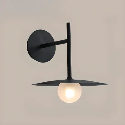 Minimalist Iron Wall Light with Metal Fixture for Living Room Image - 2
