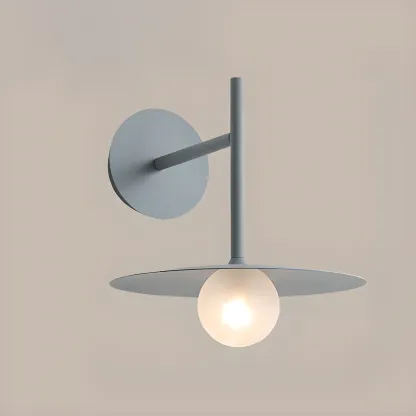 Minimalist Iron Wall Light with Metal Fixture for Living Room Image - 9