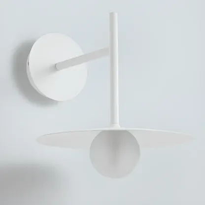 Minimalist Iron Wall Light with Metal Fixture for Living Room Image - 10