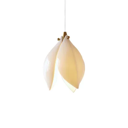 Modish Ceramic Flower Pendant Light for Kitchen Island Image - 5