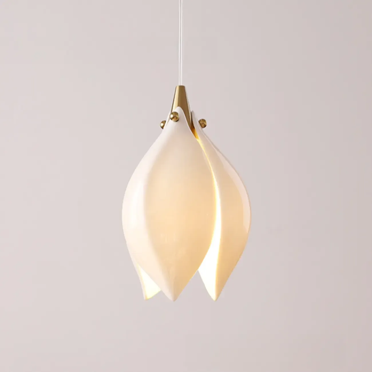 Modish Ceramic Flower Pendant Light for Kitchen Island Image - 8