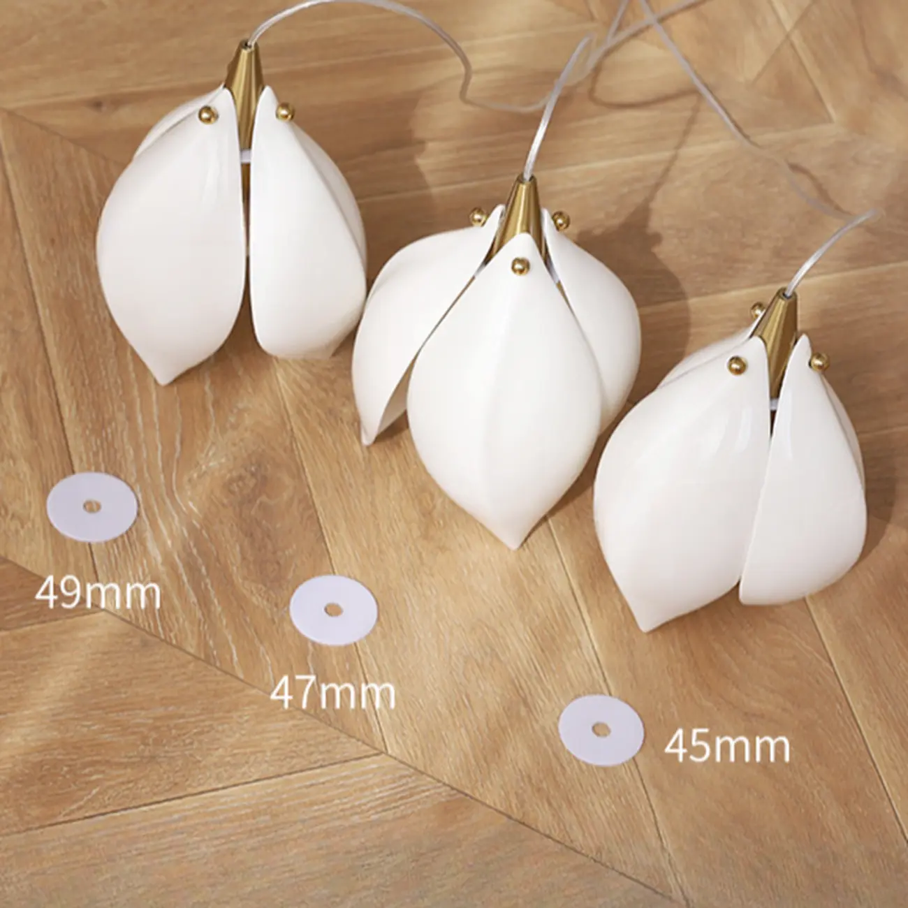 Modish Ceramic Flower Pendant Light for Kitchen Island Image - 10 | homeyfad