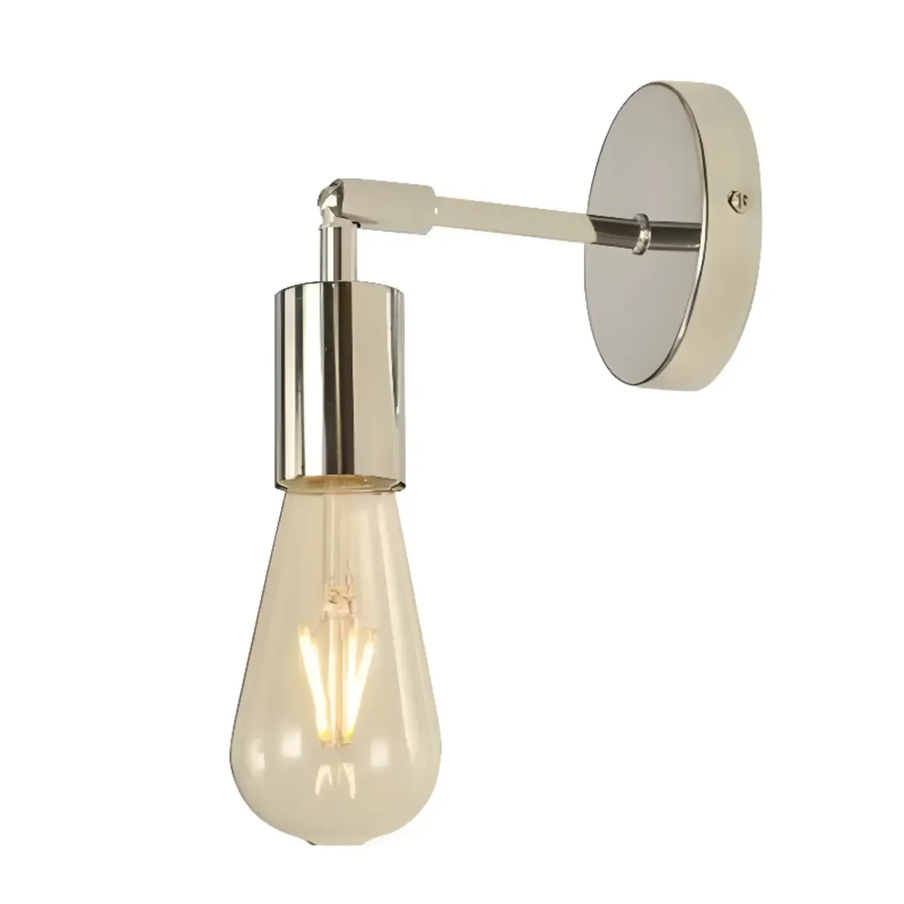 Rustic Industrial Symmetrical Wall Vanity Light Fixture Image - 8