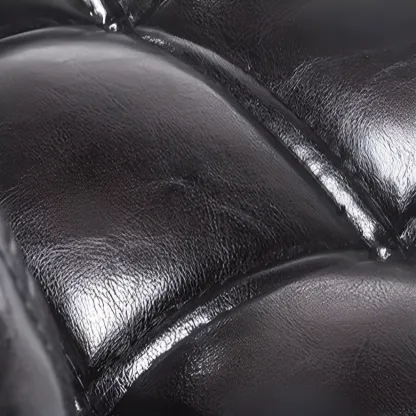 Elegant Low Back Bucket Faux Leather Bar Stool Image - 5