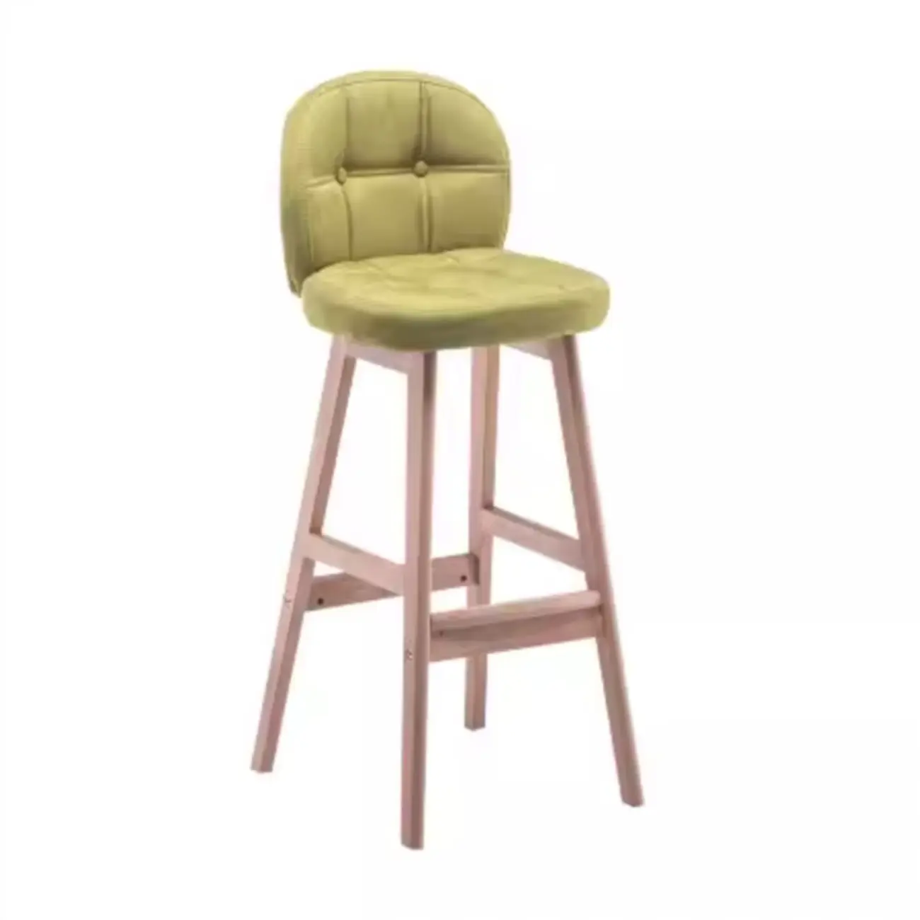Elegant Low Back Bucket Faux Leather Bar Stool Image - 12 | homeyfad