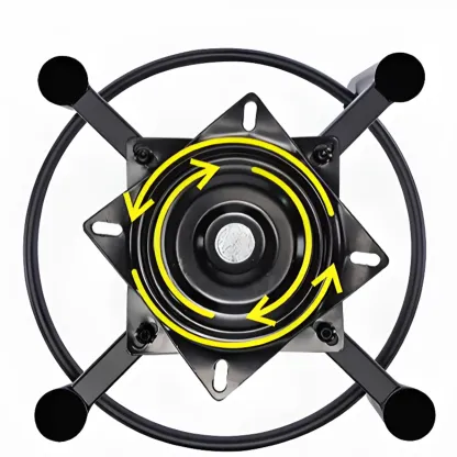 Modern Round Upholstered Curved Back Bistro Swivel Bar Stool Image - 10