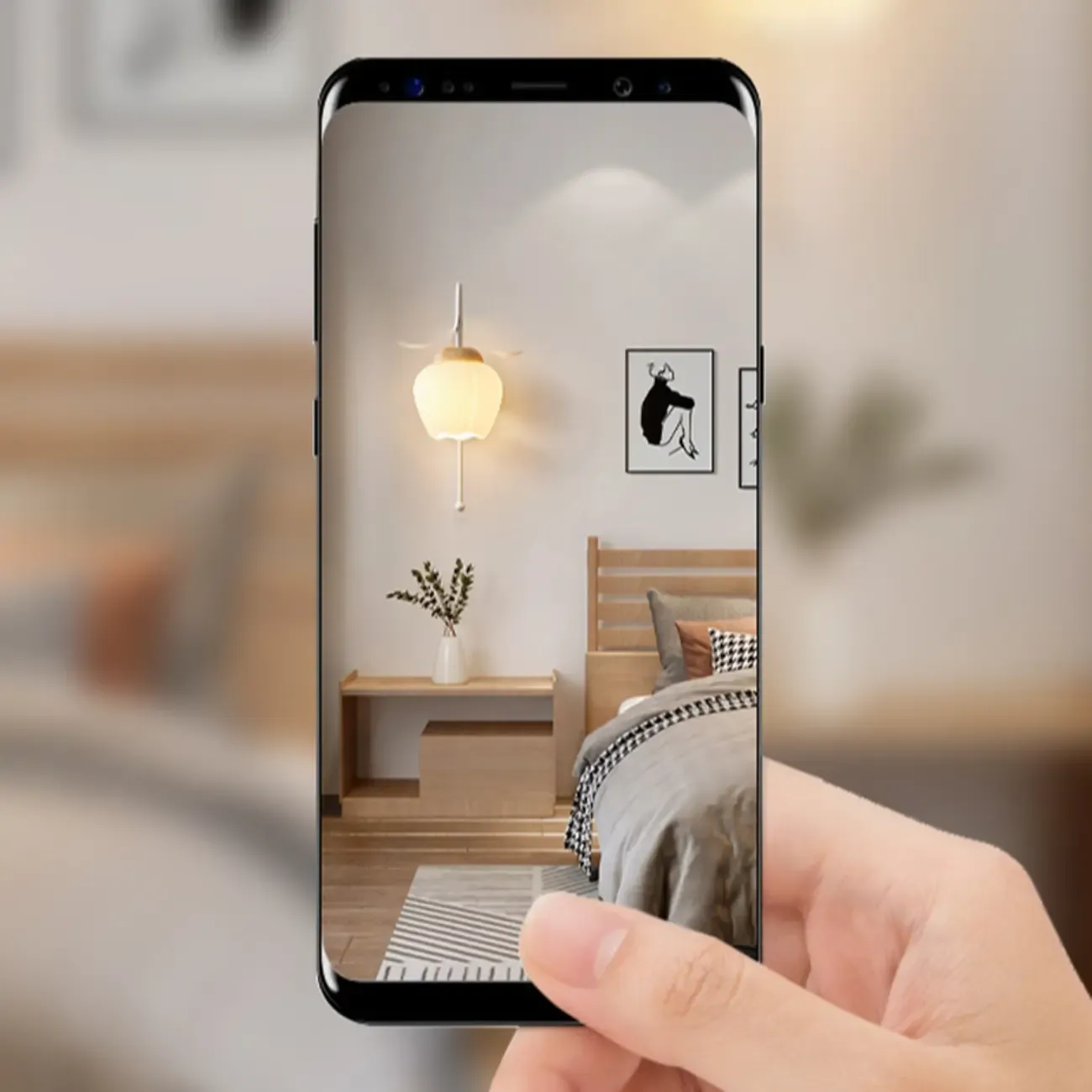 Modern Geometric Glass Shade Wall Sconce for Home Image - 17