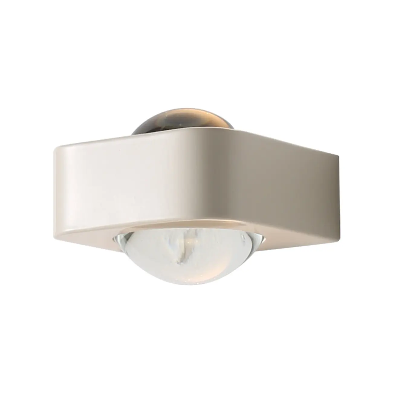 Modern LED Geometric Wall Sconce with Clear Glass Shade Image - 6 | homeyfad