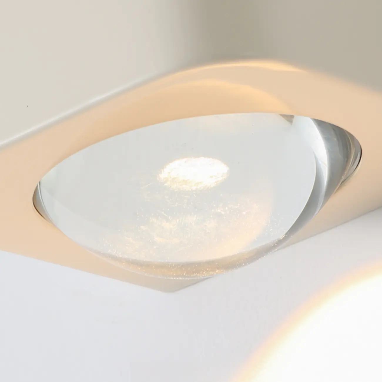 Modern LED Geometric Wall Sconce with Clear Glass Shade Image - 11 | homeyfad