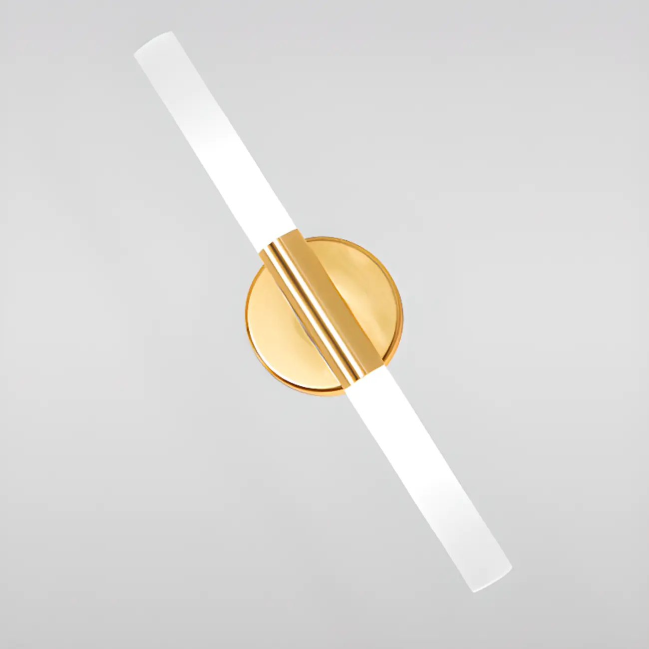 Modern Gold Cylinder Vanity Light for Bathroom | homeyfad