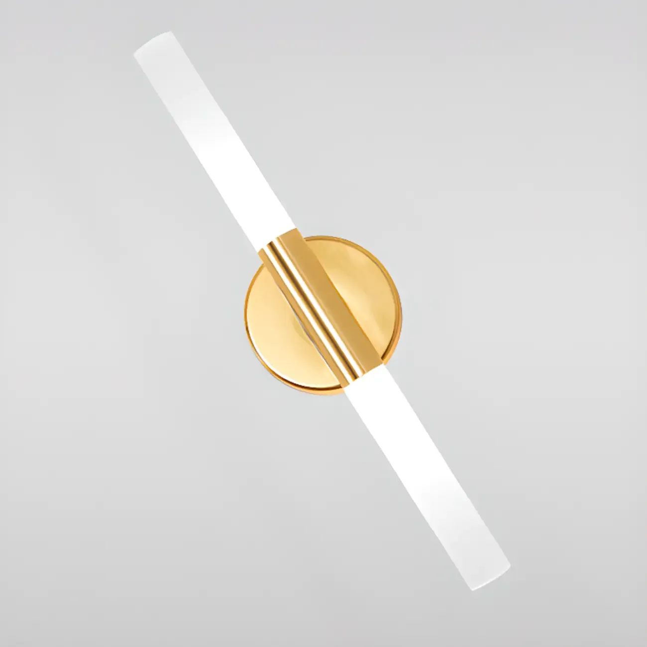 Modern Gold Cylinder Vanity Light for Bathroom - HomeyFad