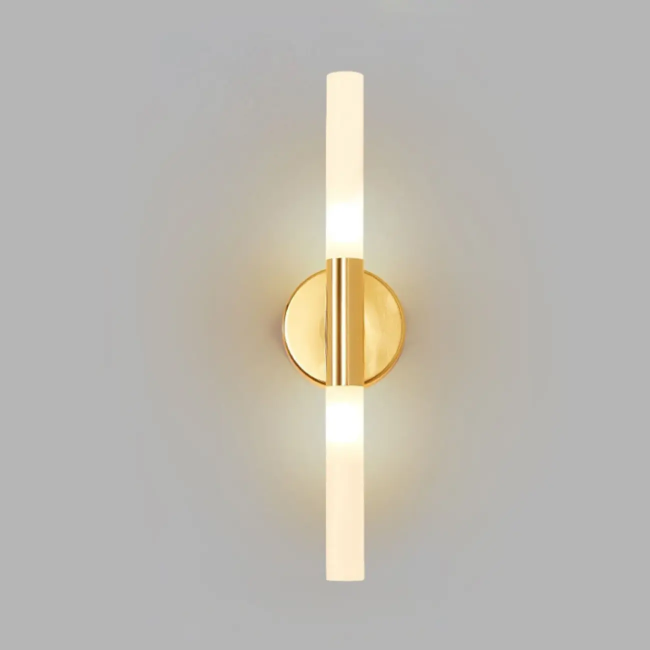 Modern Gold Cylinder Vanity Light for Bathroom | homeyfad