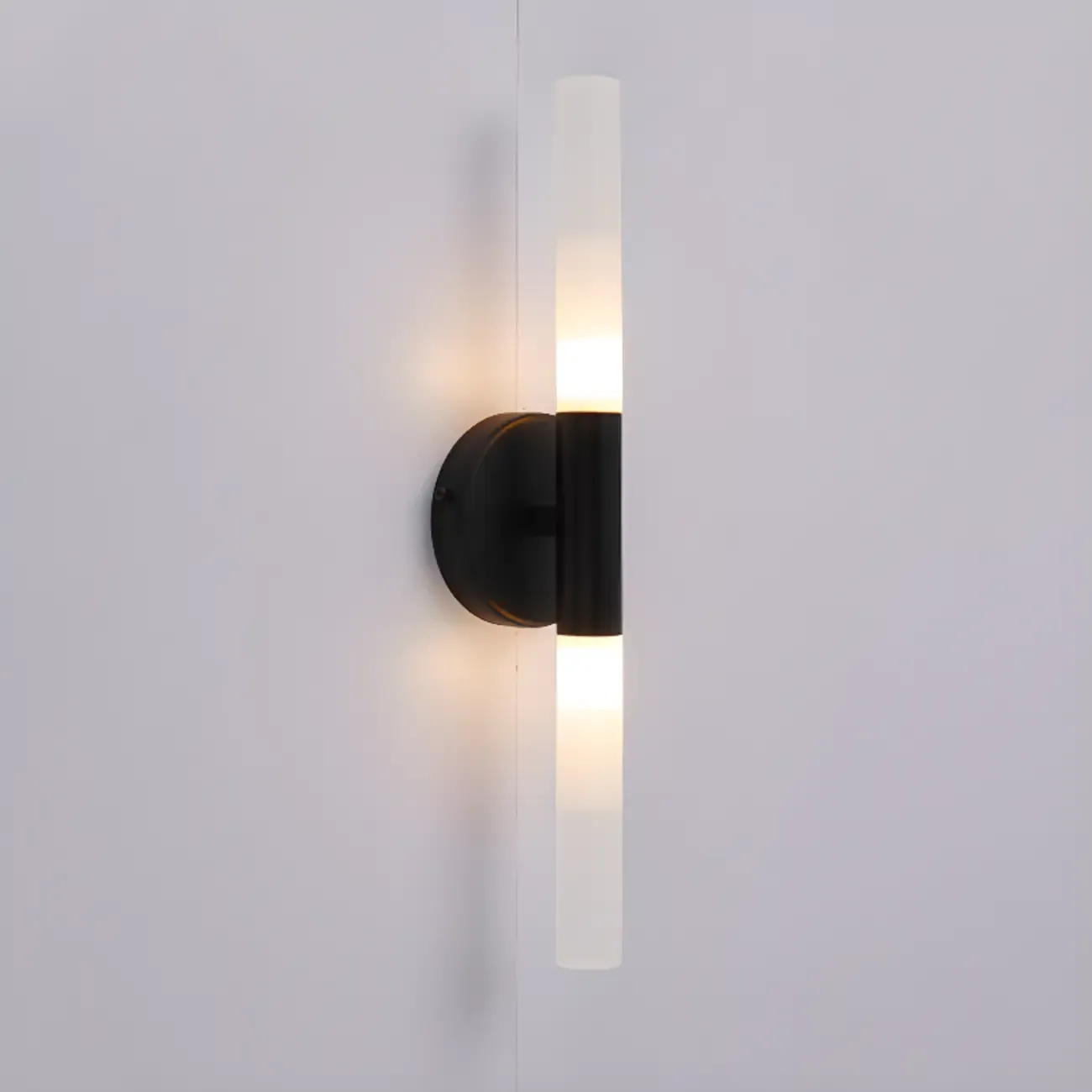 Modern Gold Cylinder Vanity Light for Bathroom
