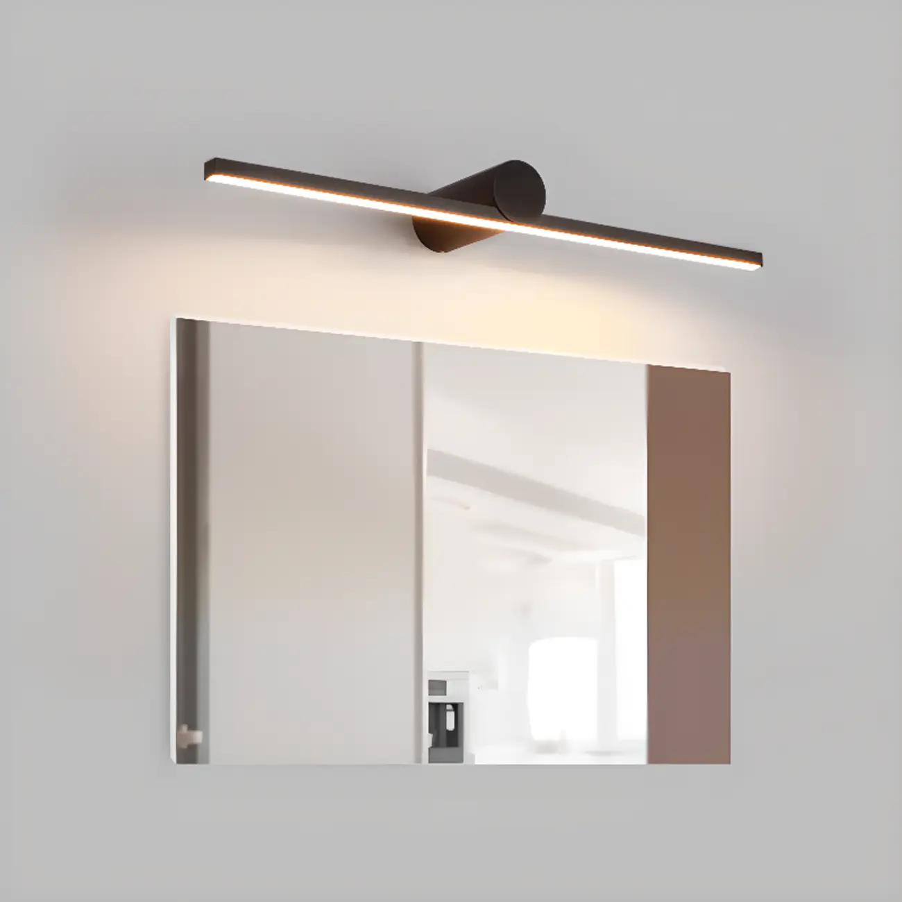 Metal Straight Linear LED Modern Bathroom Vanity Light | homeyfad
