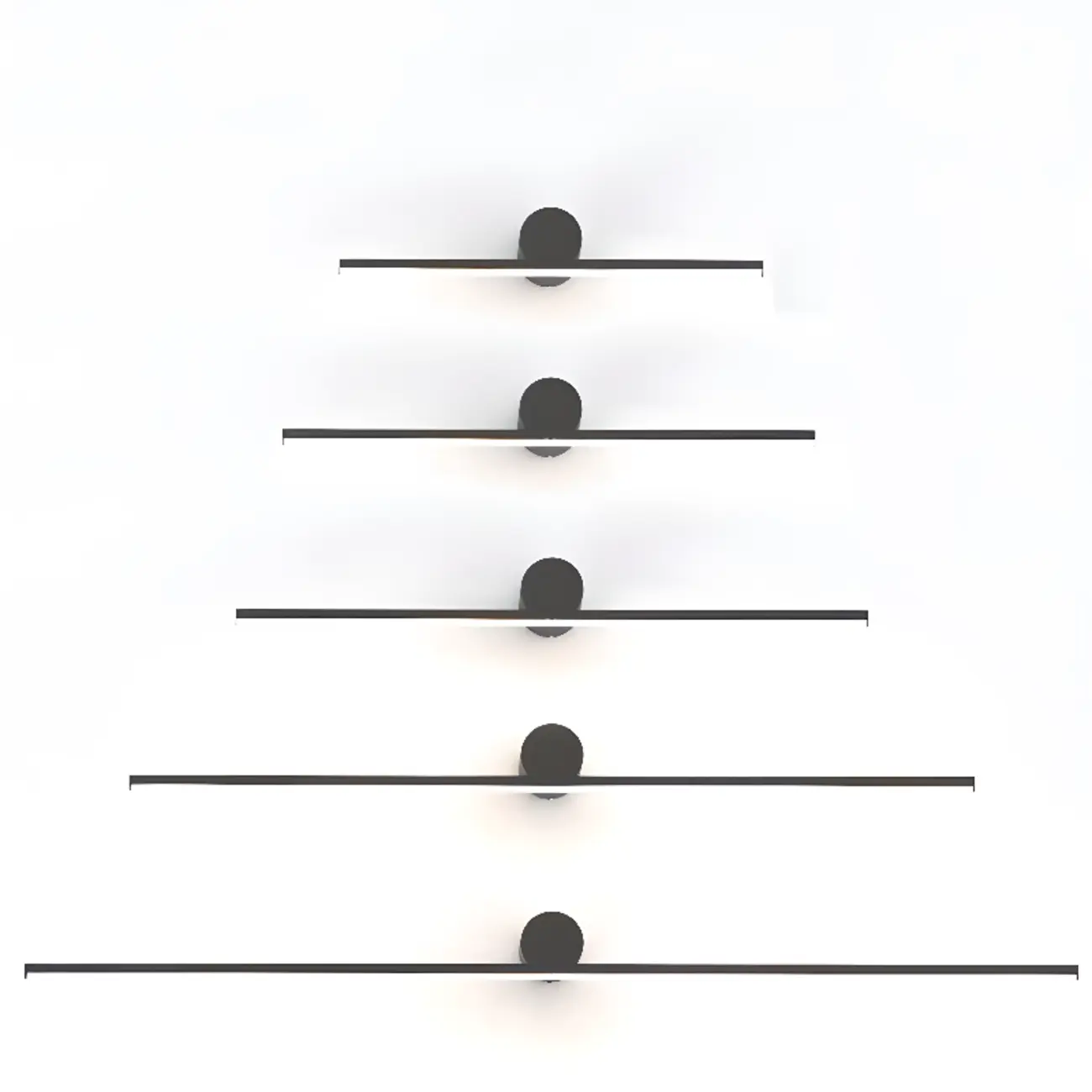 Metal Straight Linear LED Modern Bathroom Vanity Light | homeyfad