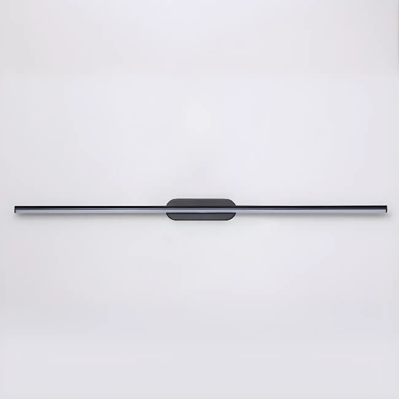 Minimalist Black Slim Stright Metal LED Vanity Light