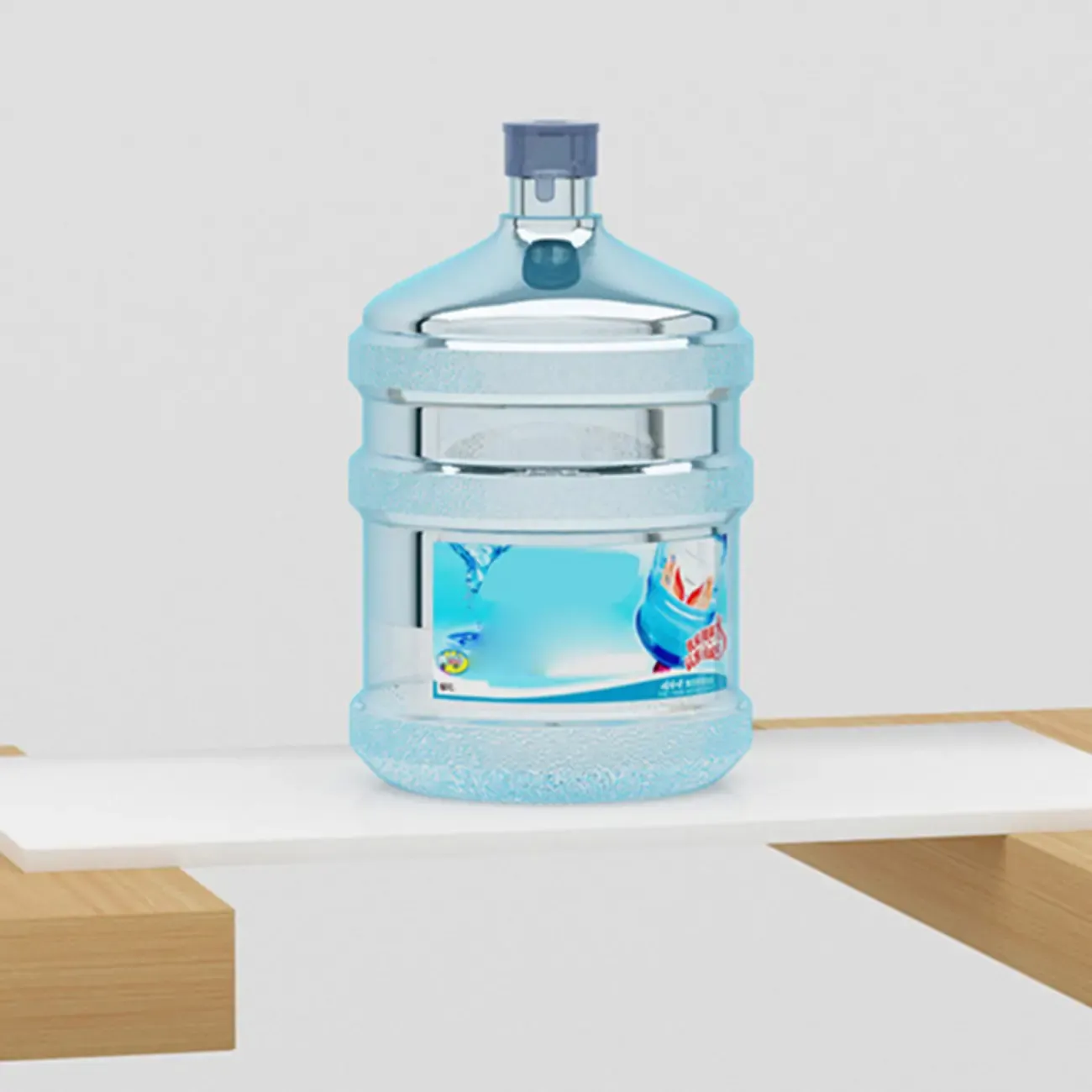 6-Tier Wood and Steel Corner Display Bookshelf Image - 15