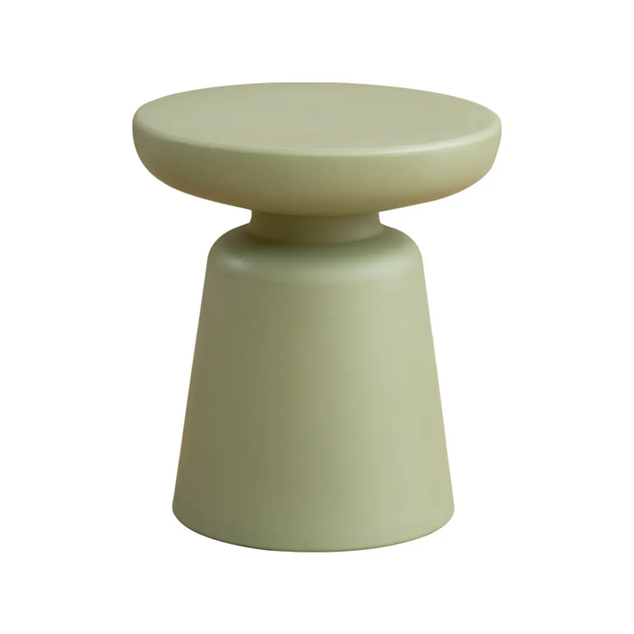 Minimalist Round Plastic End Table for Living Room Image - 5 | homeyfad