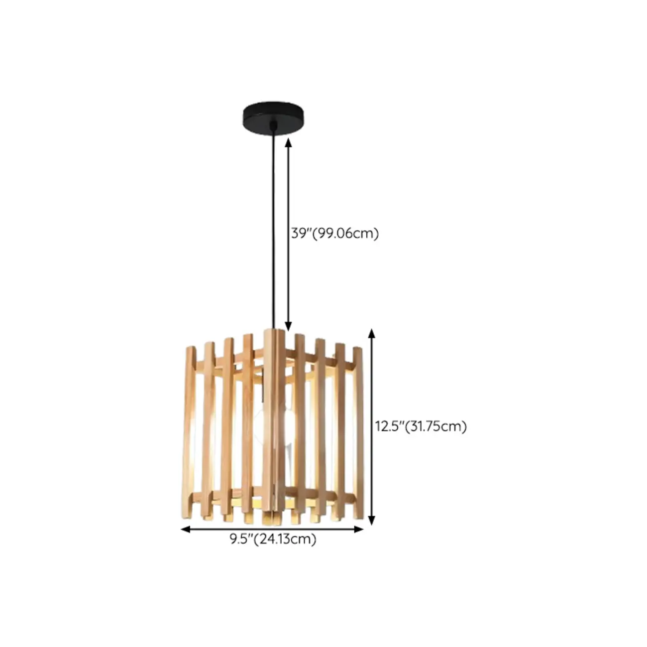 Adjustable Mini Wood Pendant Light for Dining/Kitchen Image - 14 | homeyfad