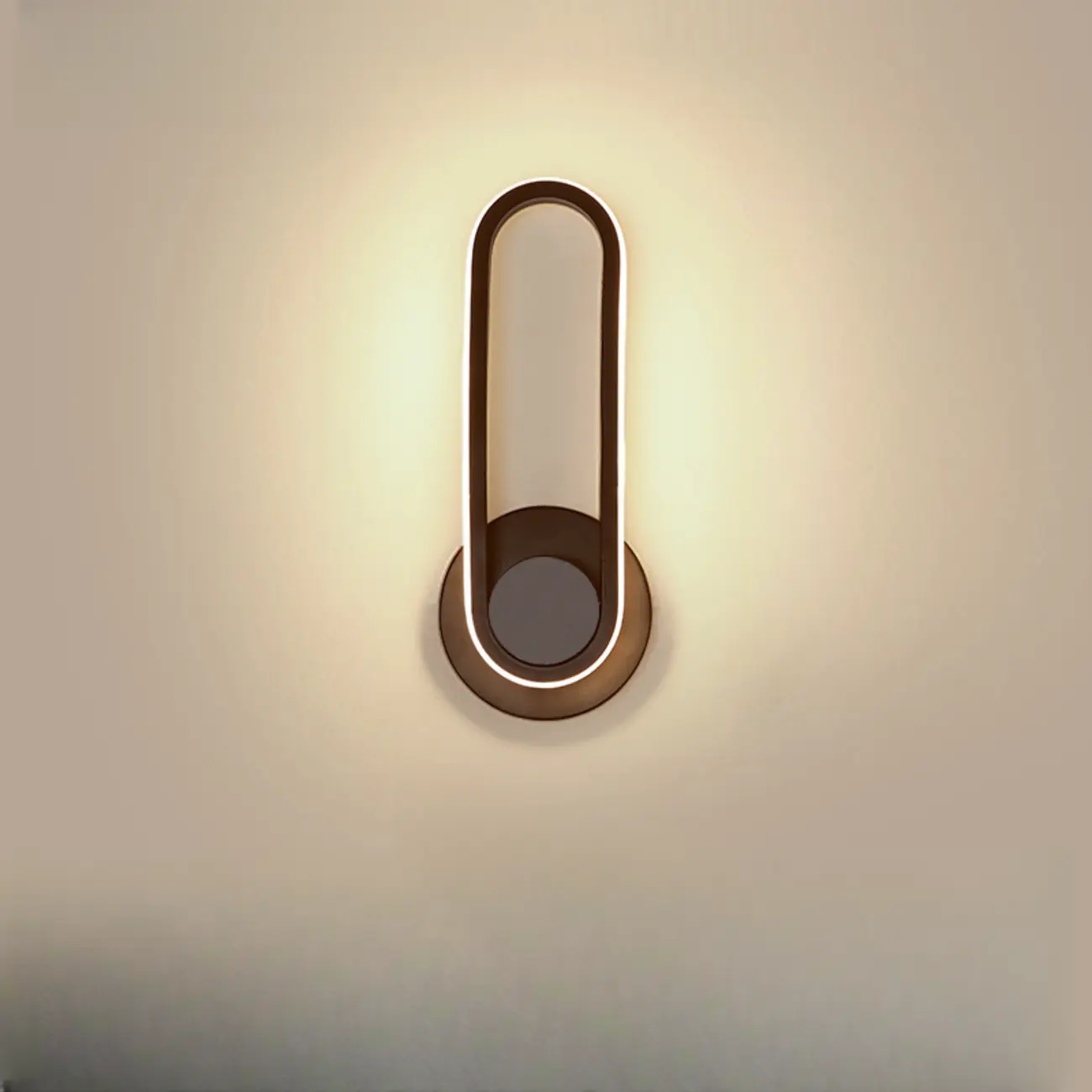 Minimalist LED Wall Sconce with Metal Finish for Bedroom | homeyfad