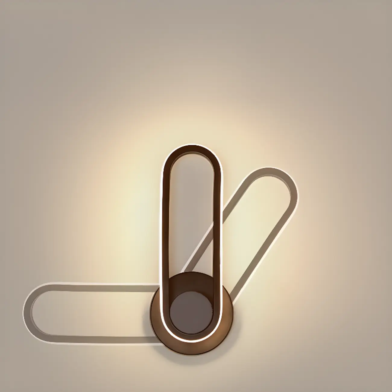 Minimalist LED Wall Sconce with Metal Finish for Bedroom | homeyfad