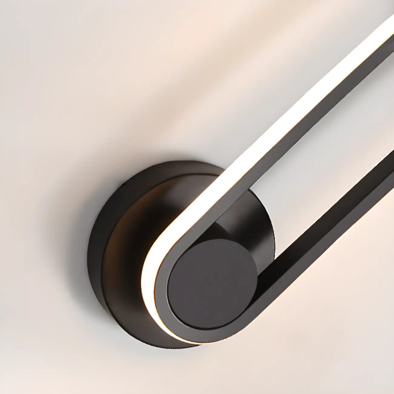 Minimalist LED Wall Sconce with Metal Finish for Bedroom | homeyfad