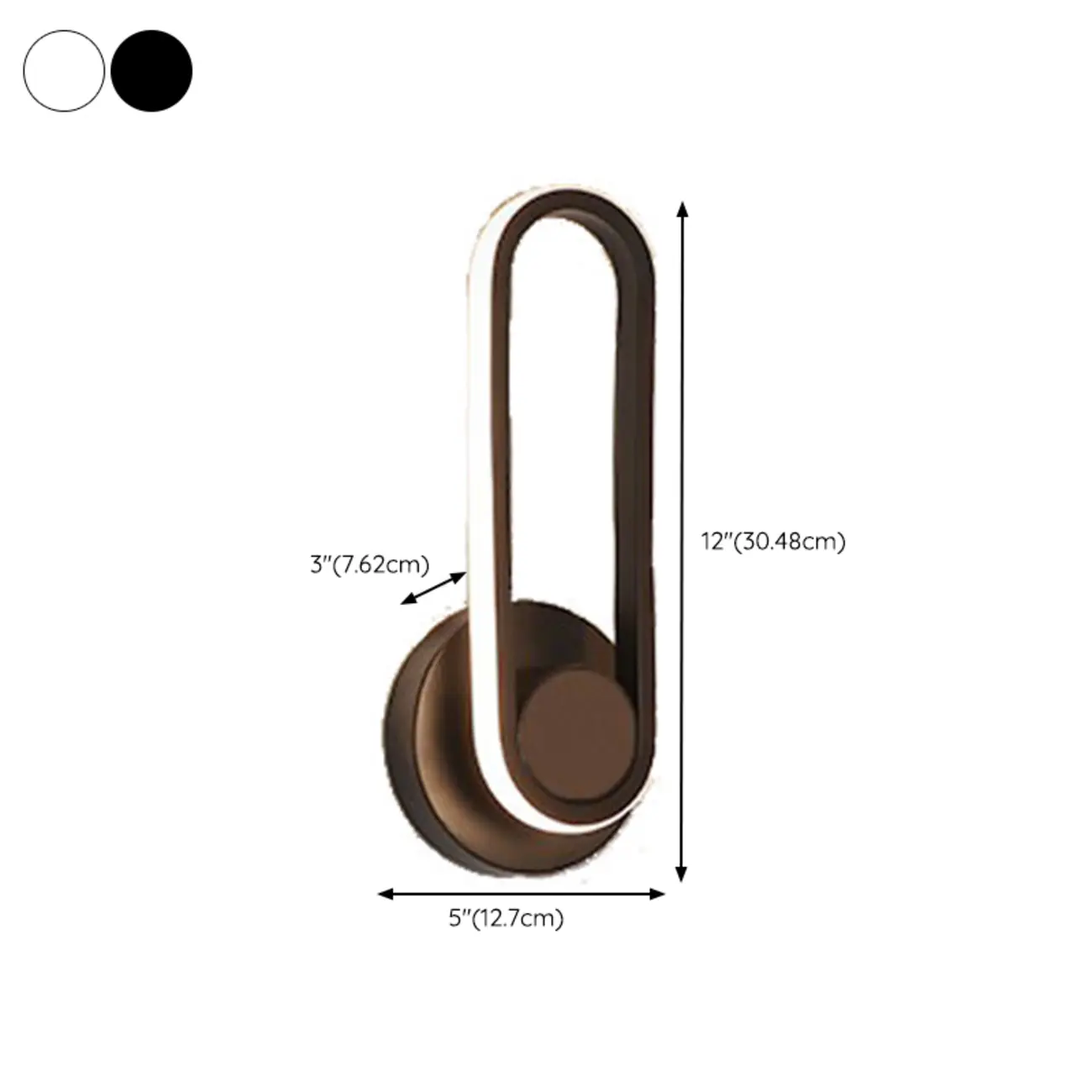 Minimalist LED Wall Sconce with Metal Finish for Bedroom | homeyfad