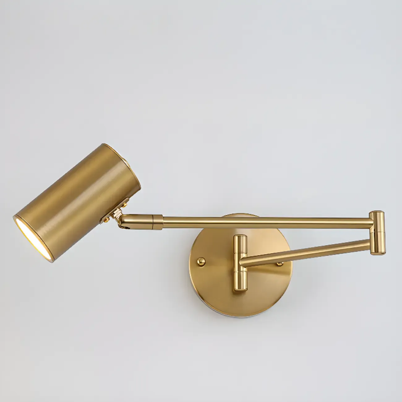 Modern Cylinder Black Metal Wall Sconce for Indoor Use Image - 2