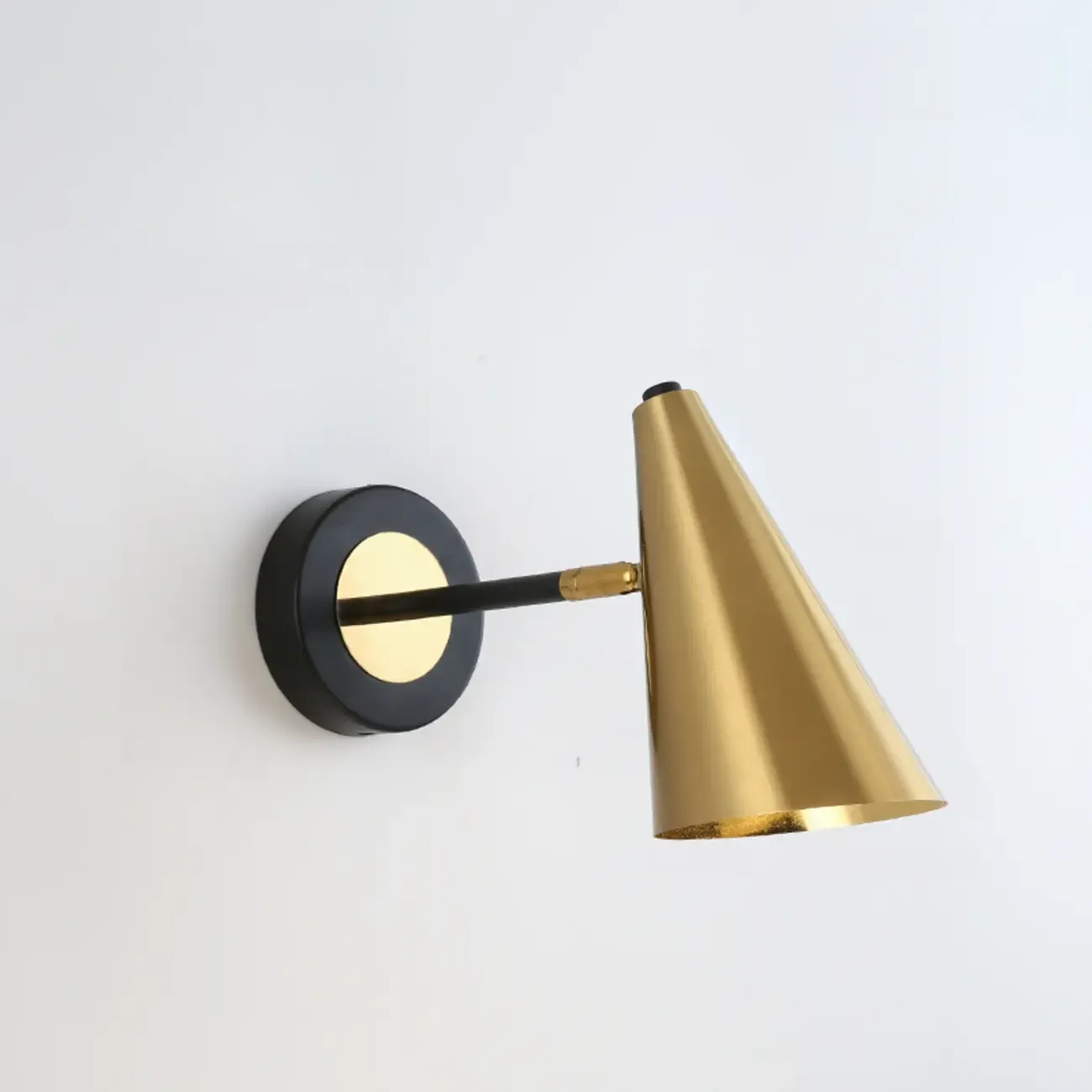 Modern Cylinder Black Metal Wall Sconce for Indoor Use Image - 6