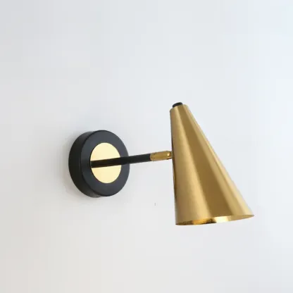 Modern Cylinder Black Metal Wall Sconce for Indoor Use Image - 6