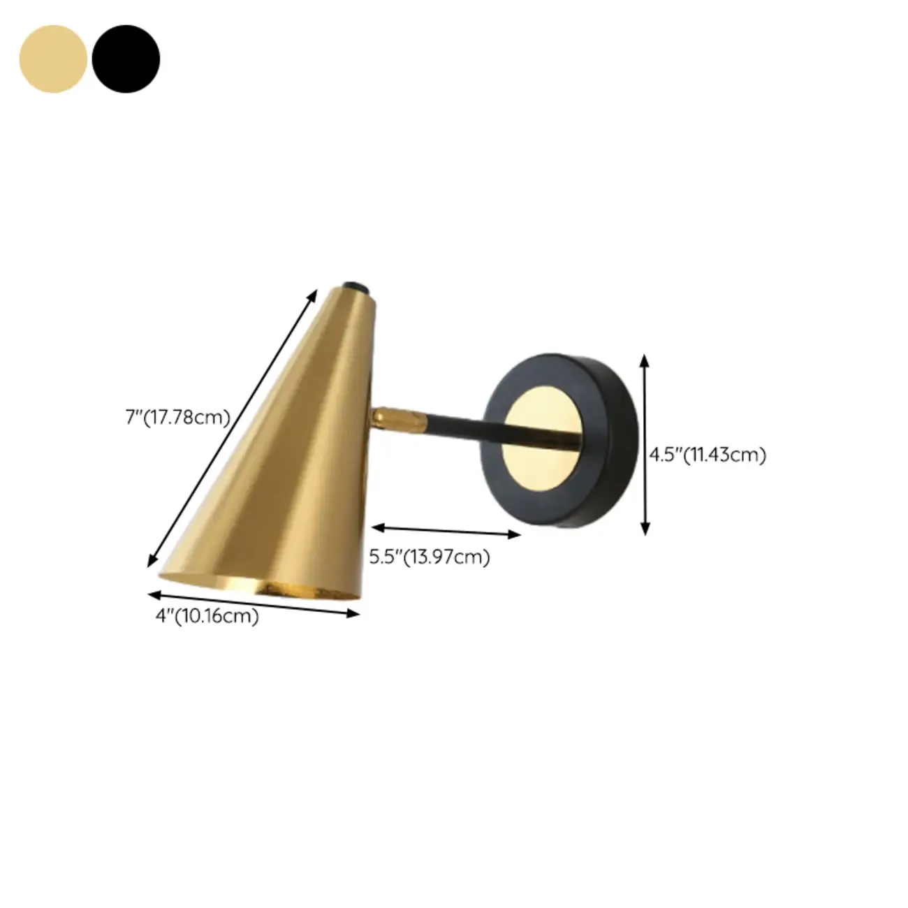 Modern Cylinder Black Metal Wall Sconce for Indoor Use Image - 15