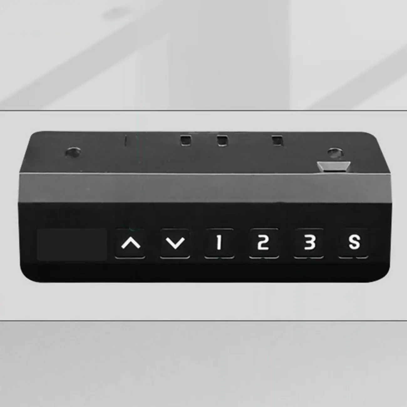 Glam T-Shaped Height-Adjustable Standing Desk with Sintered Stone Top Image - 6