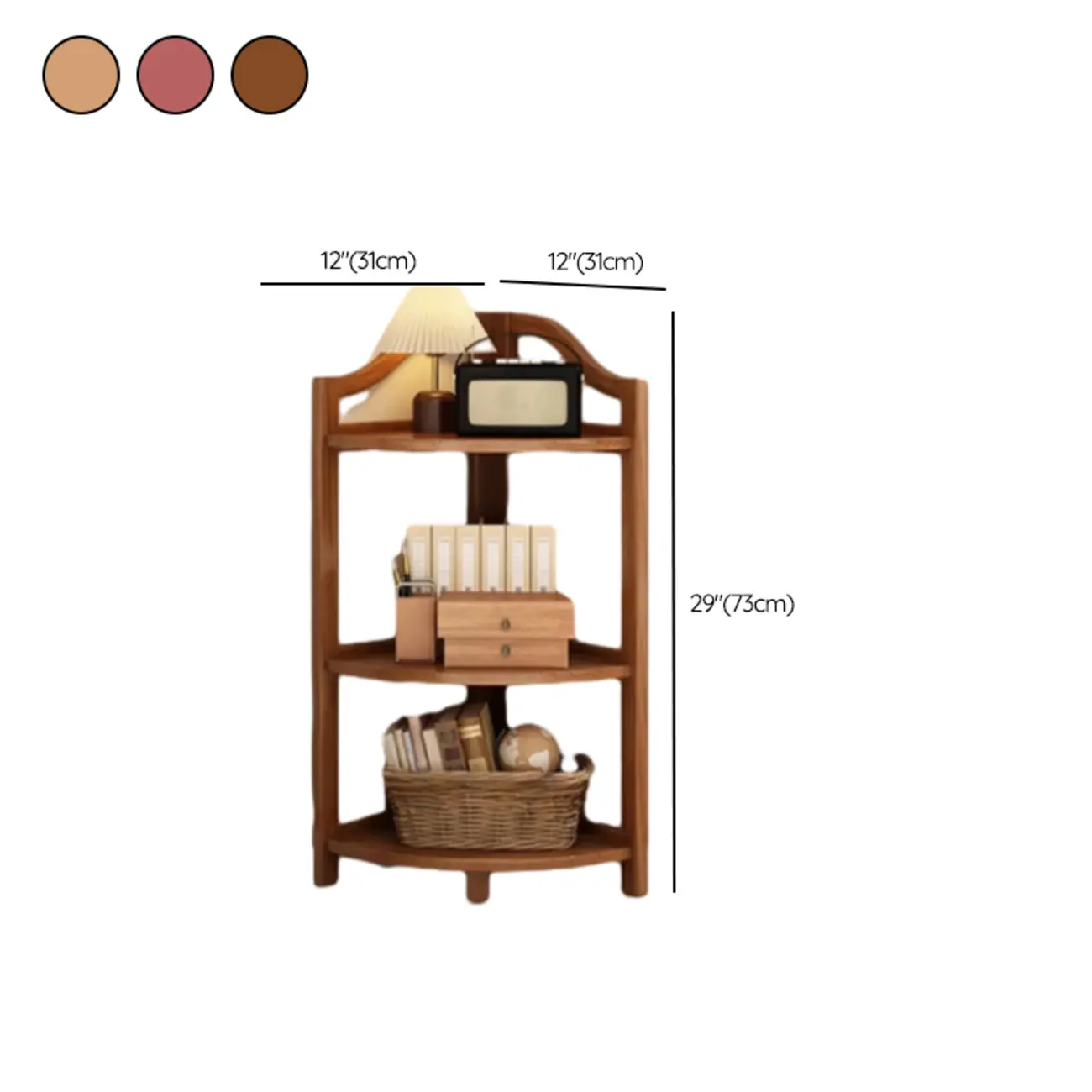 Modern Vertical Corner Bookshelves Open Back Image - 9 | homeyfad