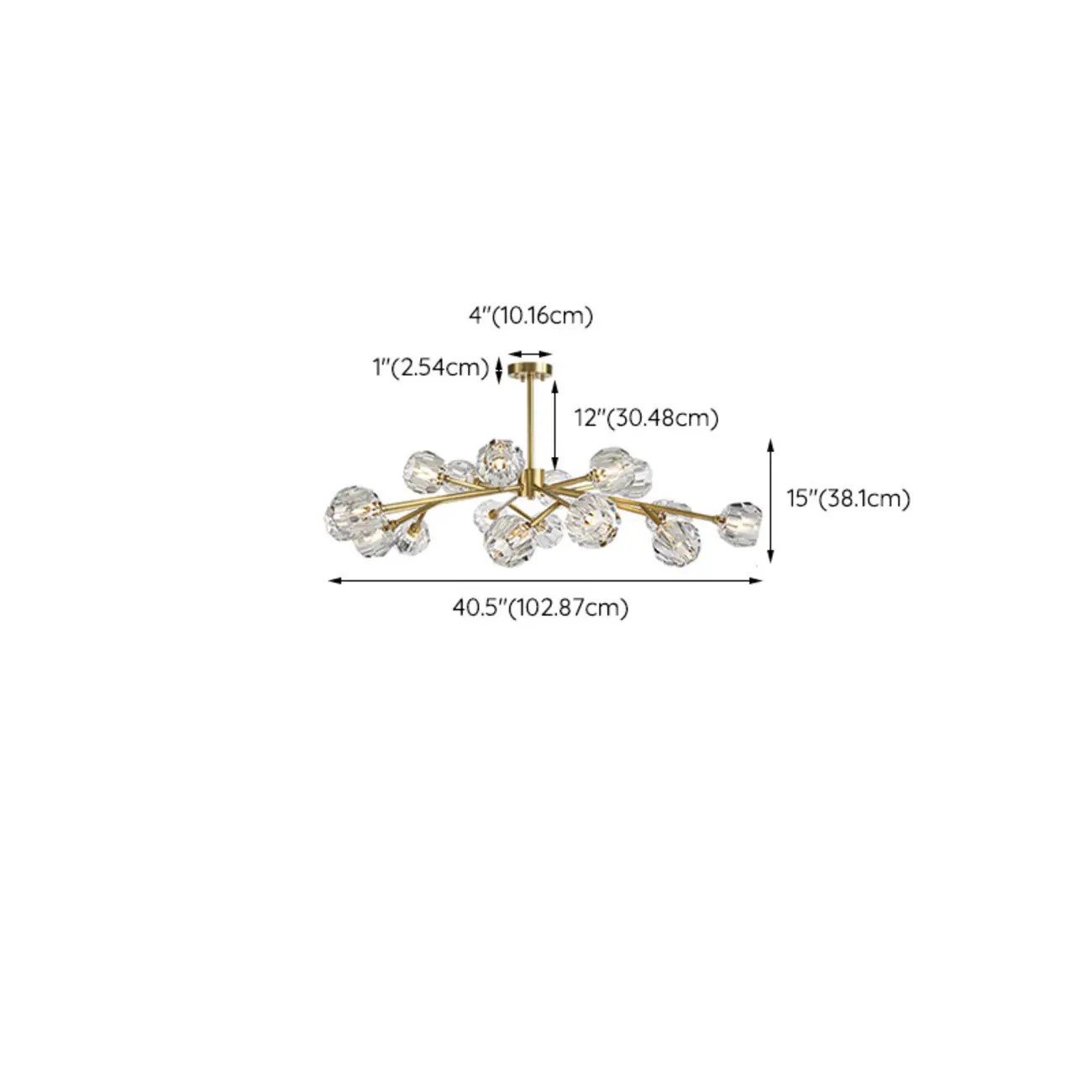 Gold Linear Crystal Glass Chandelier Modern Design Image - 16 | homeyfad